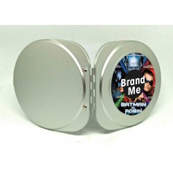 ROUND SUPER THINER ALUMINUM CD CASE