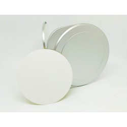 ROUND SUPER THINER ALUMINUM CD CASE