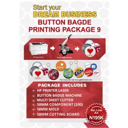 BUSINESS PACKAGE 9 BUTTON BADGE MACHINE